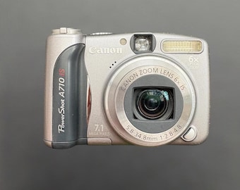 Canon Powershot A710 IS 7.1MP Digital Camera - Etsy