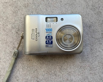 Coolpix L6 Digitalkamera. Vintage Digitalkamera. Funktionierende Digitalkamera. Geprüft.