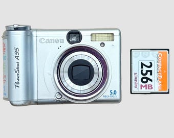 Canon Powershot A95 5.0 Mpixels. Digital Camera Tested Working