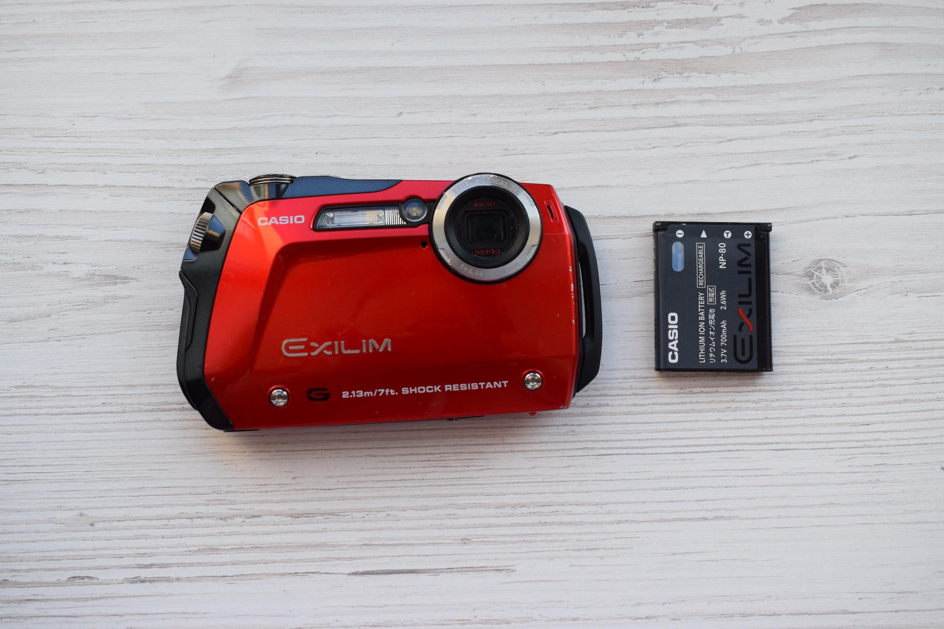 Old Camera Rare Camera Vintage Camera Casio Exilim EX G1 Red Camera Etsy UK