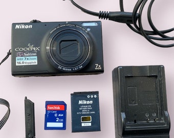 Nikon Coolpix S6150 camera / Nikon sensor camera / Rare camera /Vintage Nikon camera