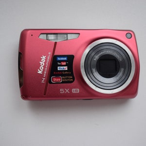  Kodak C1530 Cámara digital (rojo) : Electrónica