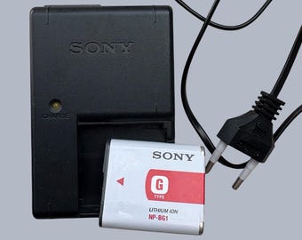Original Sony BC-CSGB Charger for NP-BG1 Batteries, Cyber-shot Cameras