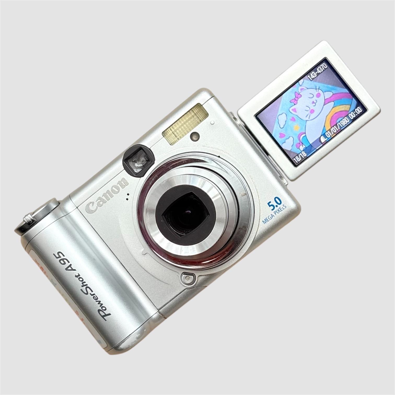 Canon Powershot A95 5.0 Mpixels. Digital Camera Tested Working