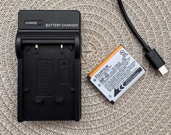 Charger for L1-40B , Fujifilm NP45 , Kodak KLIC-7006, casio NP80  Batteries, Nikon EN-EL10 Cameras