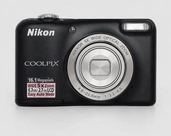 Nikon Coolpix L27 Silver Compact Digital Camera 16.1MP 5X Zoom - Etsy