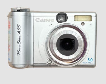 Canon Powershot A95 5.0 Mpixels. Digital Camera Tested Working - Etsy