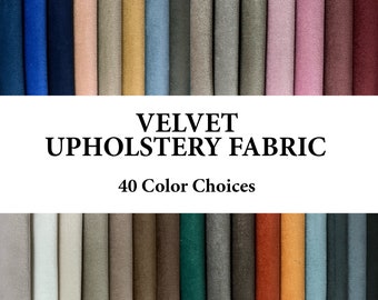 Tela de terciopelo cortada a medida, tela de terciopelo sólido para tapicería, tela de muebles de lujo, tela para cortinas y almohadas, tela para sillas, 55 pulgadas de ancho