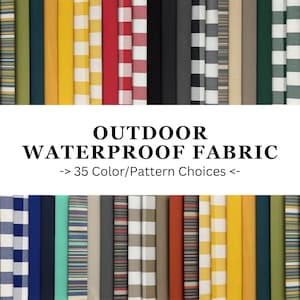Outdoor Waterproof Fabric by the Yard, Outdoor Upholstery Fabric, Outdoor Sunbrella Fabric, Outdoor Waterproof Furniture Fabric by the Meter