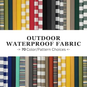 Waterdichte stof voor buiten op maat gesneden, bekledingsstof voor buiten, Sunbrella-stof voor buiten, waterdichte meubelstof voor buiten per meter