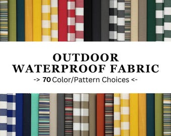 Outdoor Waterproof Fabric by the Yard, Outdoor Upholstery Fabric, Outdoor Sunbrella Fabric, Outdoor Waterproof Furniture Fabric by the Meter