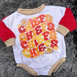 Floral Kansas Bubble Strampler mit Druckknöpfen | Baby-Dusche-Geschenk, Baby-Strampler, Baby-Körper-Anzug