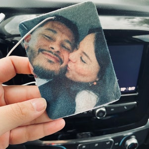 Father’s Day Car Air Freshener - Custom Air Freshener, Photo Freshener, Picture Air Freshener, Personalized Gift, Custom Gifts, Gift for him