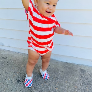 Stripes T-Shirt Top | 4th of july baby outfit, patriotic outfit, 4th of July kids outfit