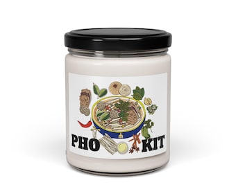 Pho Kit Seattle Mariners Candle 2025 Commemorative Season My Oh My Cal Let's Go Mariners Christmas Holiday Fan Gift - Scented Soy Candle 9oz