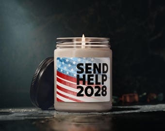 SEND HELP 2028 - United States of America - Scented Soy Candle, 9oz