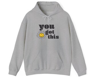 Du hast das! Positiver Inspiration Hoodie - Geschenk für Freund unterstützen - Das kannst Du - Unisex Kapuzen-Sweatshirt