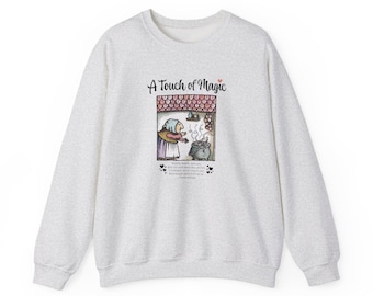 Strega Nona - Ein Hauch von Magie - Pasta Gedicht Tomie dePaola - Gemütlich, Herbst, Winter, Weihnachten, Urlaub Geschenk - Unisex Fleece Sweatshirt mit Rundhalsausschnitt