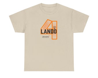 Let's Go Lando - Lando Norris - F1, Fórmula 1 - McLaren Race Team - Camiseta de algodón unisex