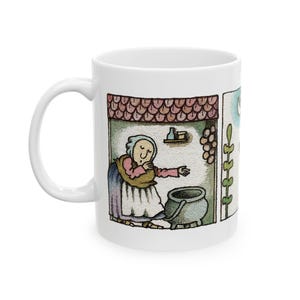 Strega Nona - Cozy, fall, winter, Christmas, Holiday, Adorable, Gift Idea for Readers and Fans - Ceramic Mug, (11oz, 15oz)