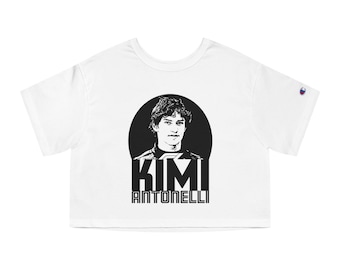 Kimi Antonelli - New F1 driver - Fan gift - Formula One Racing - Mercedes - Champion Women's Cropped T-Shirt