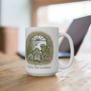 Frog and Toad Double-sided Mug - Enjoy the cookies - You Got This - 15oz Mug