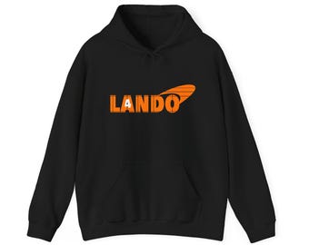 Lando Norris Hoodie - Let's Go Lando -  F1, Formula One Fan Gift - McLaren Race Team - Unisex Hooded Sweatshirt
