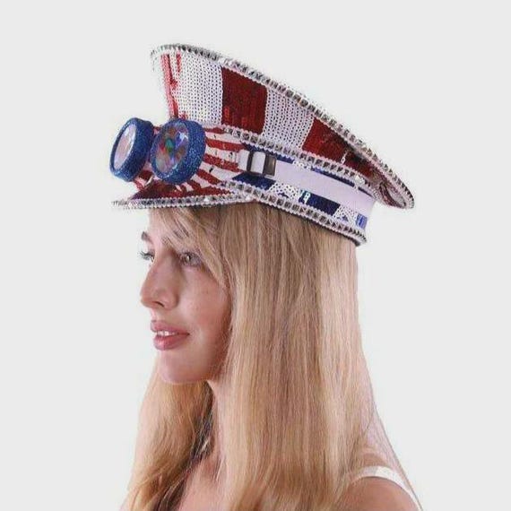 American Flag USA July 4th Costume Party Hat With  display picture 3