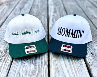 Mommin' Embroidered Hat - Personalized Baseball Hat - Birthday, Christmas, Mother's Day