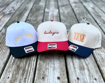 Team Embroidered Hat - Football, Baseball, Game Day