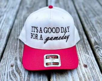 It's A Good Day For A Gameday Embroidered Hat - Football, Baseball, Gameday