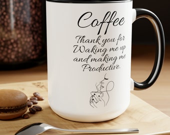 Morning Affirmation Tasse für Frauen | Inspirierendes Zitat|Geschenk für sie|Kaffee-Liebhaber-Kaffeetasse| Prämie | Minimalistische Selbstliebe Kaffeetasse |