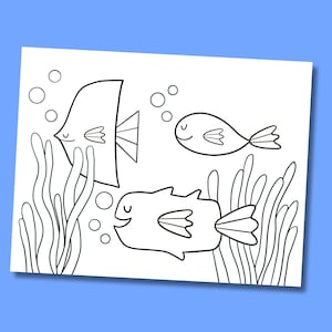 Fish Coloring Page