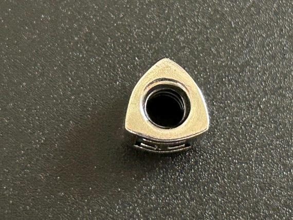 Pandora Sterling Triangle Block Initial Letter "H… - image 5