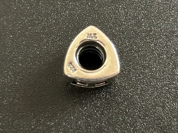 Pandora Sterling Triangle Block Initial Letter "H… - image 4