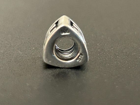 Pandora Sterling Triangle Block Initial Letter "H… - image 3