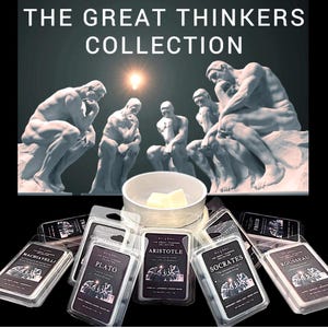 Masculine Soy Wax Melts | Unique Gifts for Him I Philosophy-Themed Flameless Wax Warmer Gift for Man Cave | Boyfriend, Husband, Dad