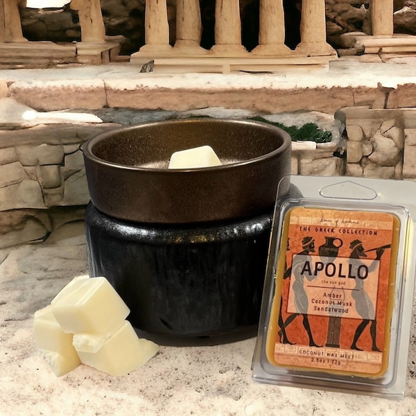 Apollo Wax Melt I Coconut Wax Clamshell I Strong, Long-Lasting Fragrance I Clean Ingredients I Handmade in Small Batches