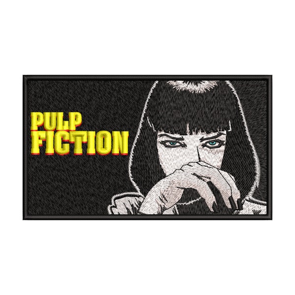 Pulp Fiction Embroidery Design, Mia Wallace Embroidery Design, Machine Embroidery Design, Digital Embroidery File, Instant Download