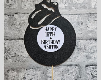 Vinyl record Cake Topper - The Rolling Stones - Personalised