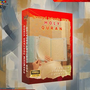 Caligrafía del Sagrado Corán, Revelación de Versículos de Manuscritos Antiguos, Estudio Devocional Musulmán, Archivo Cinematográfico, Paquete Visual de Alta Resolución