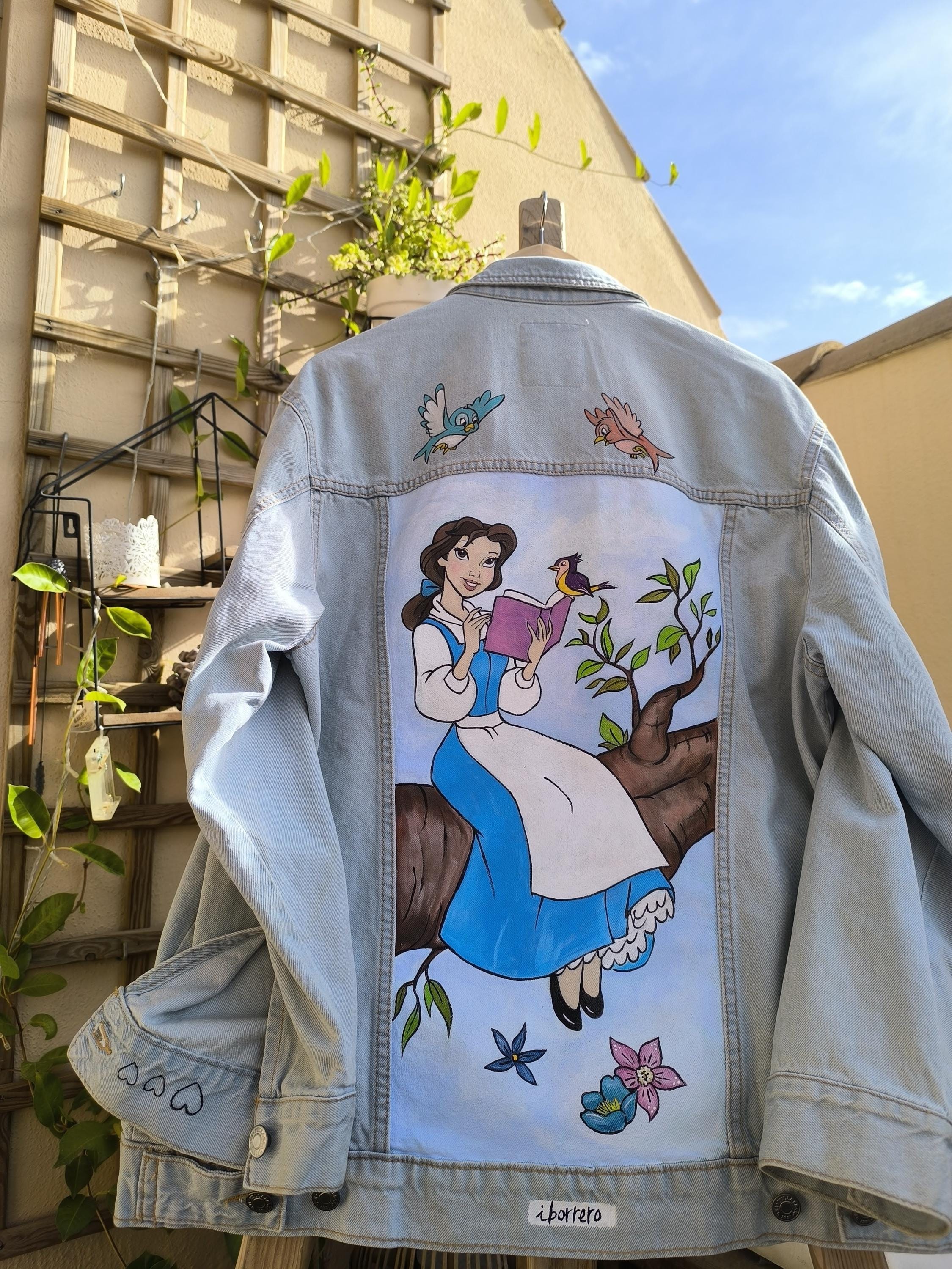 Snow White Denim Jacket - Etsy