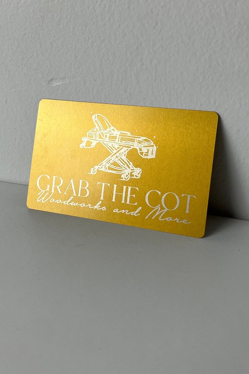 Personalized Metal Business Cards Etsy