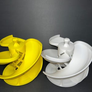 Egg Storage Spiral –  Large holds 20+ Large Eggs | 3D Printed Dispenser