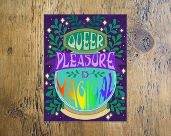 Le plaisir queer est magique Impression artistique