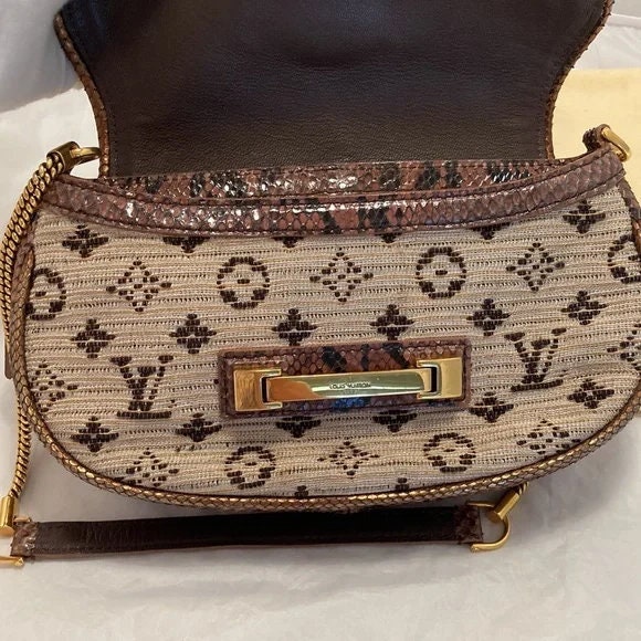 Buy Pre-owned & Brand new Luxury Louis Vuitton Monogram Perforated Demi  Lune Shoulder Bag Online