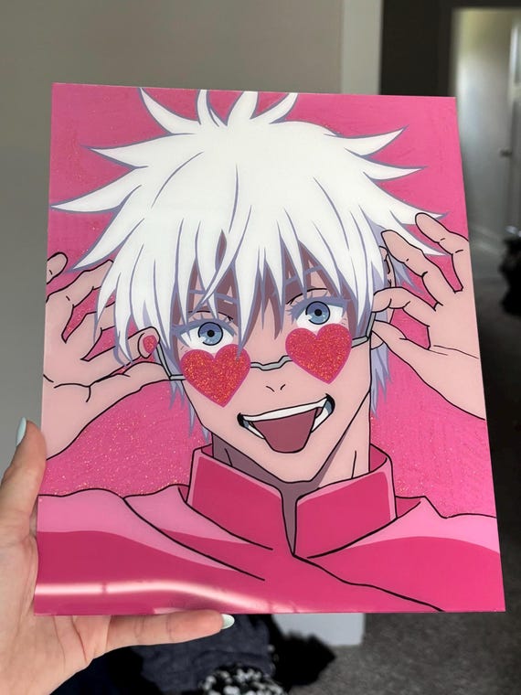 Barbie Gojo Satoru |JJK| Pinturas em vidro de anime Portugal