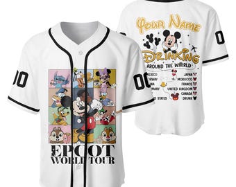 Epcot World Tour Shirt, Drink Around The World Shirt, Disney Group Trip Shirt, Epcot Disney World Shirt, Epcot Drink Around the World Tee