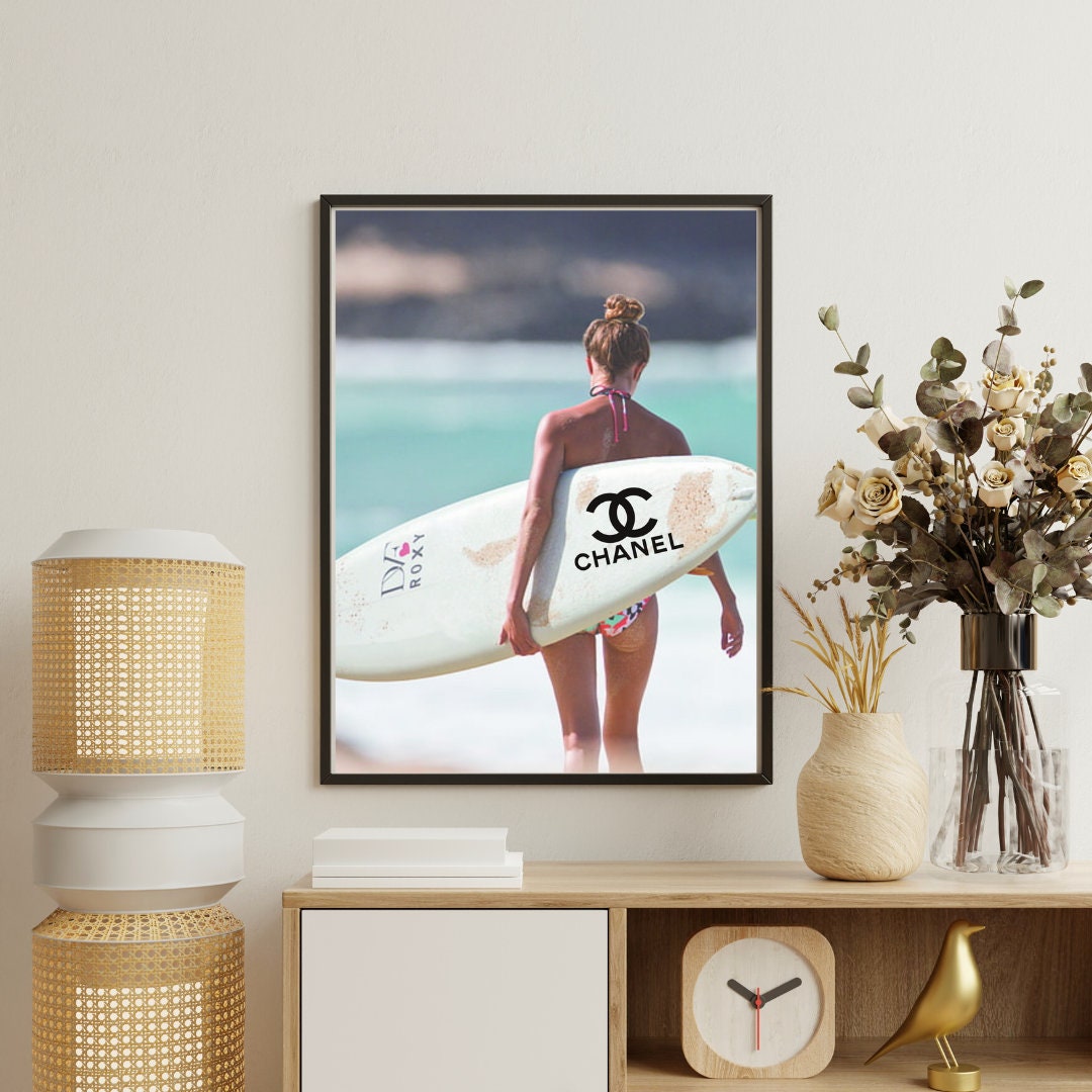 Printable Chanel Wall Art Poster Digital Printable Wall Poster Instant