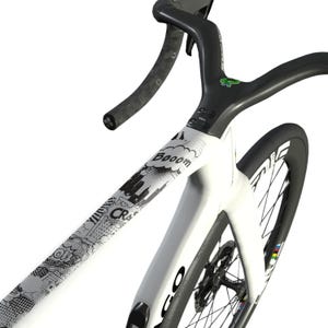 Frame Protector for Gravel Bike by Wicked Velo Protective Bicycle Decals Full Frame Protection Premium Material Stickers Comics Theme